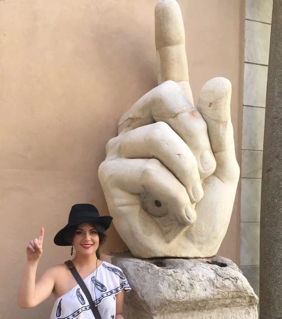 Capitoline museum giant hand