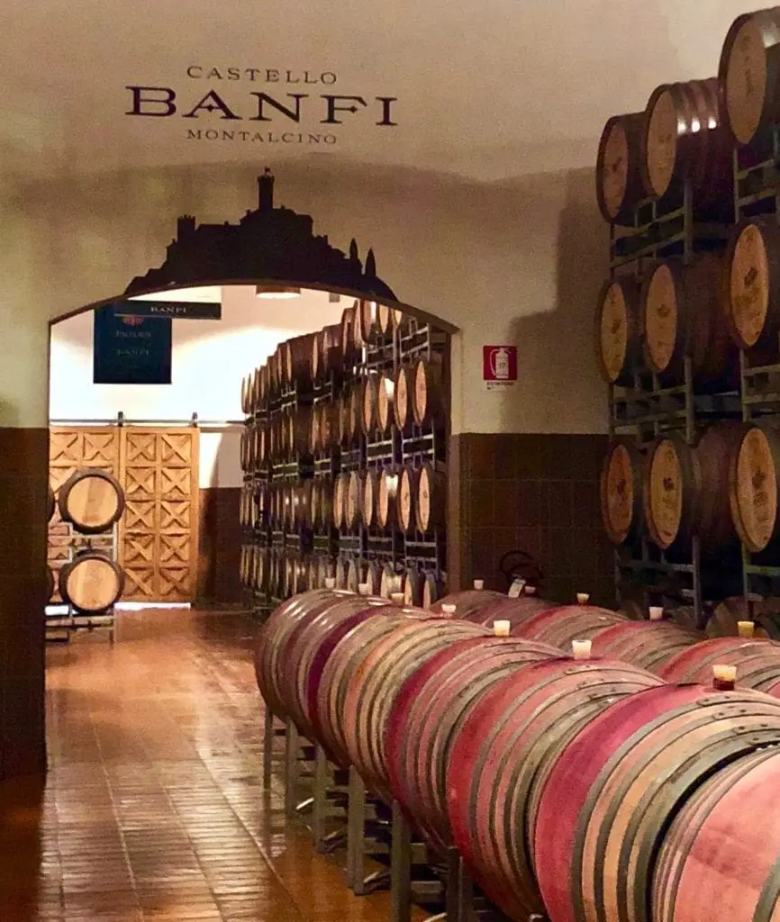Castello banfi wine tuscany italy travel