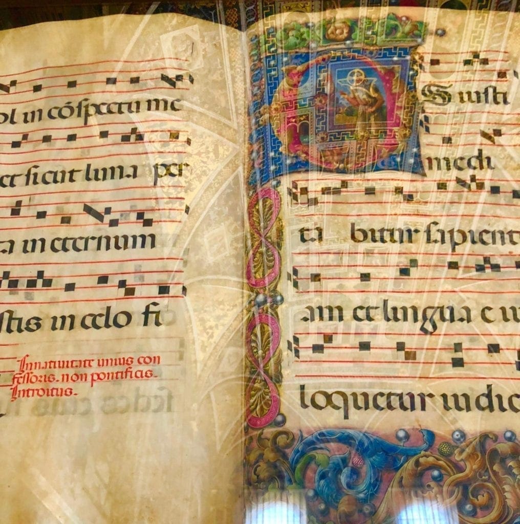 Illuminated manuscript siena cathedral