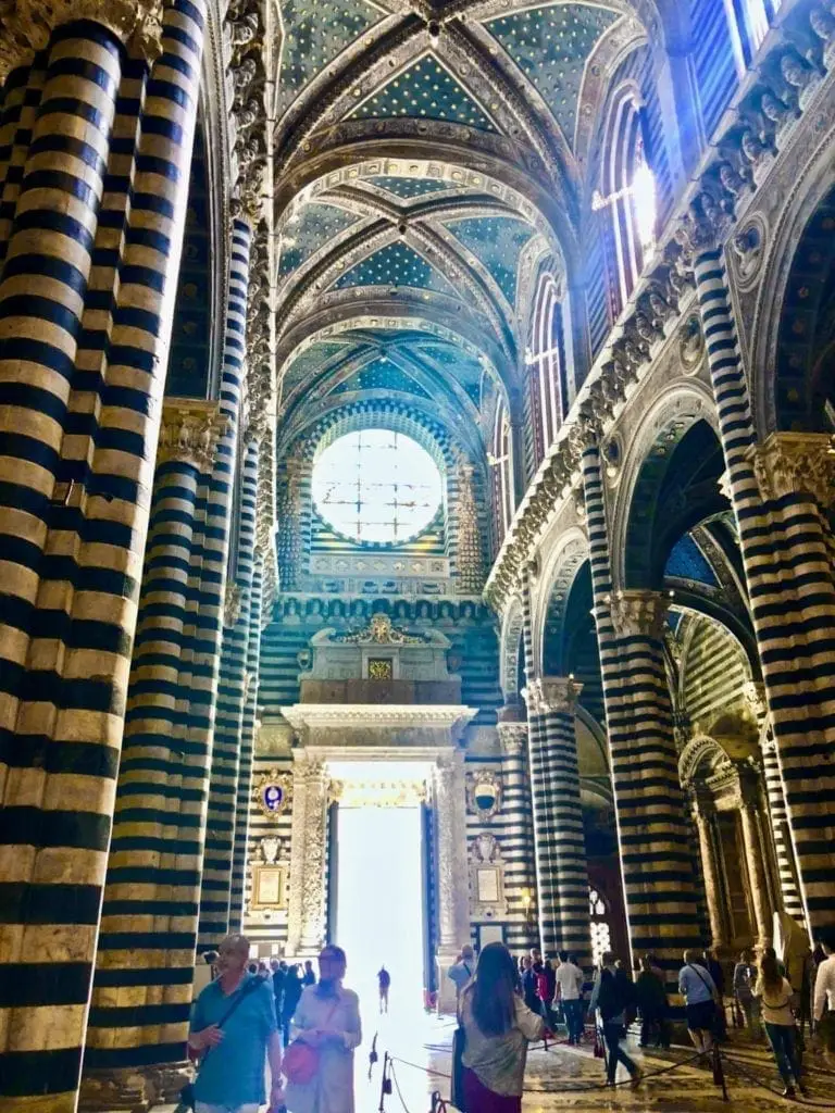 Interior siena cathedral italy