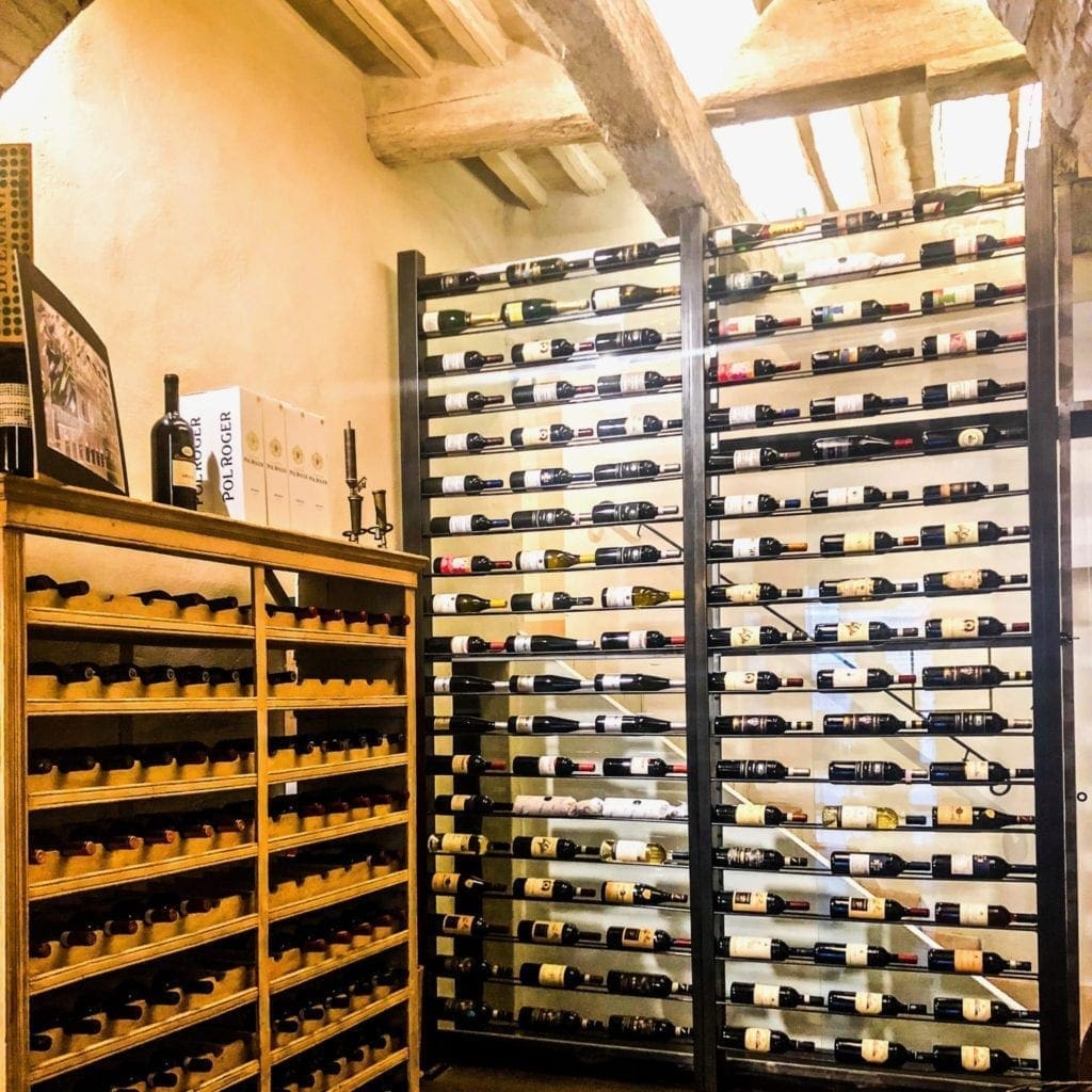 Wine collection il battistero siena italy