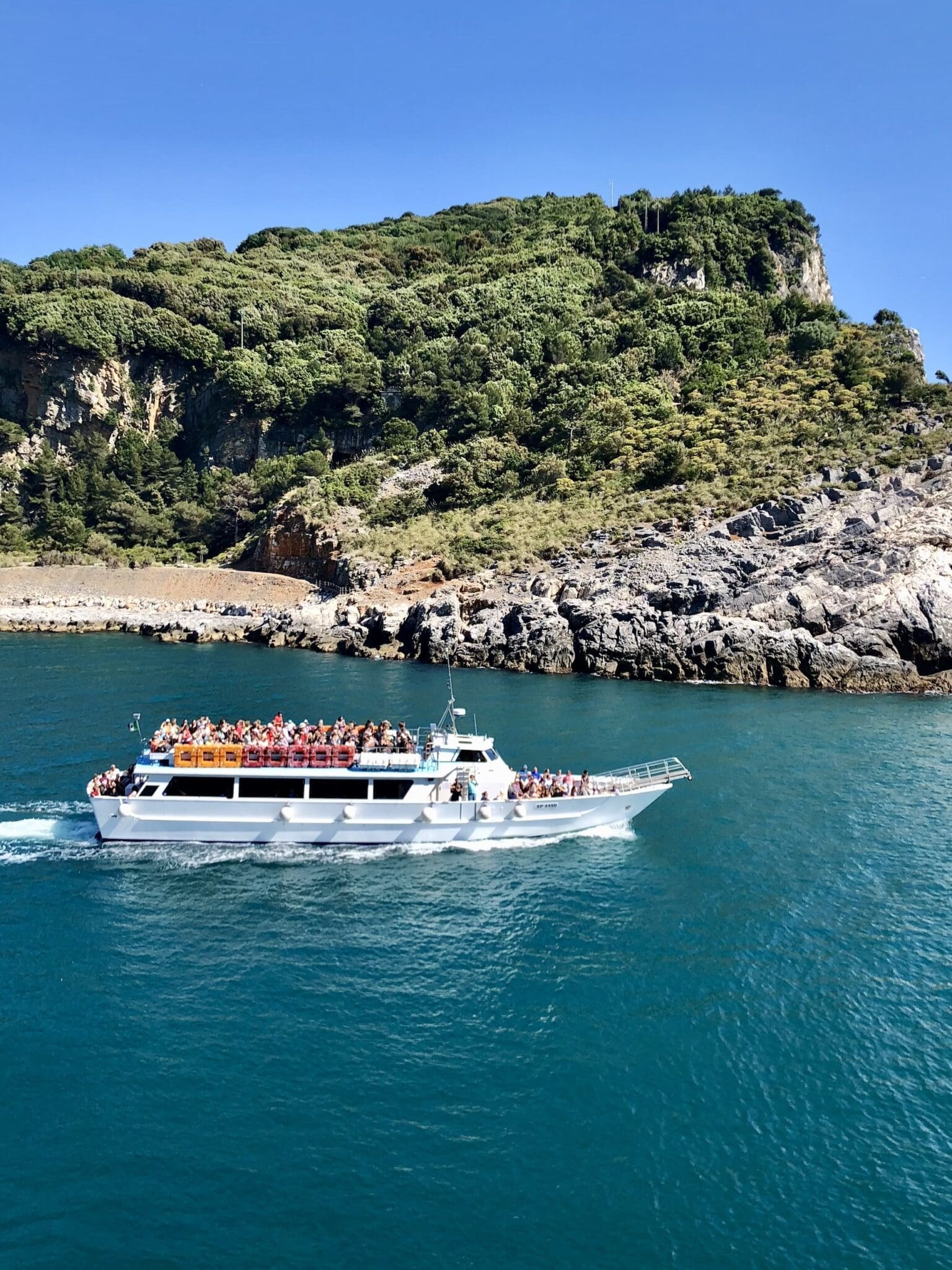 Ferry boat cinque terre italy
