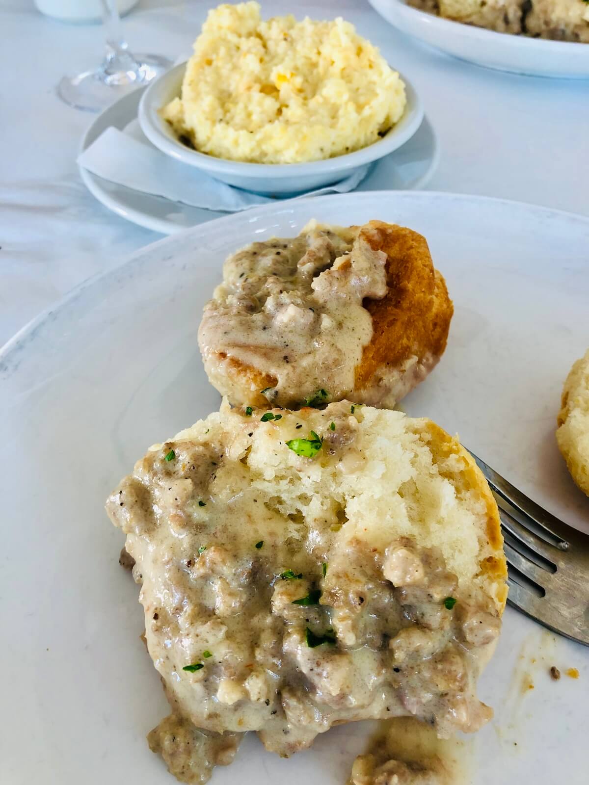 Biscuits and gravy great southern cafe 30a seaside florida