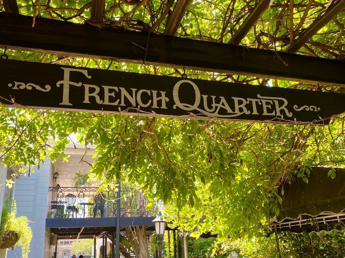 French quarter fairhope sign