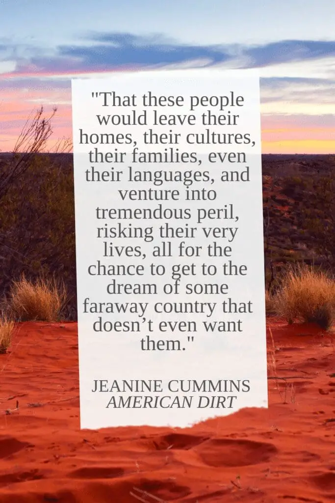 American dirt quotes with page numbers jeanine cummins