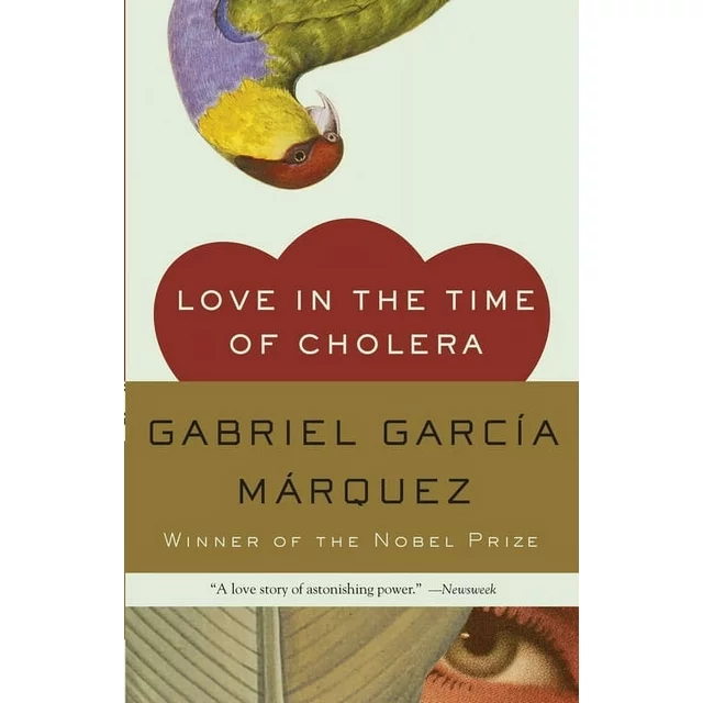 Book cover art for love in the time of cholera by gabriel garcia marquez